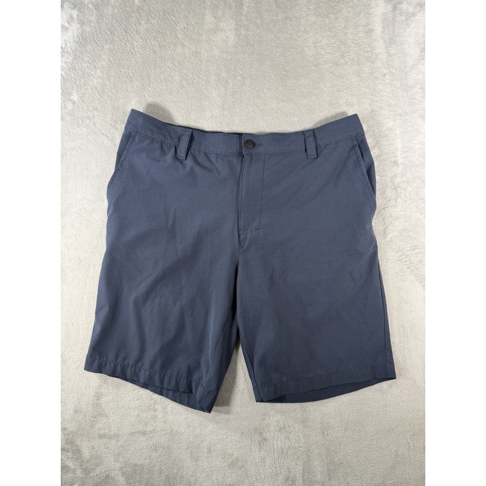 Banana Republic Shorts Mens 36 Blue Flat Front Chino Casual